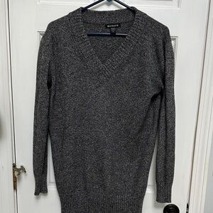 Athleta Charcoal V-Neck Sweater